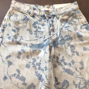 BDG Low A Wide Floral Jeans